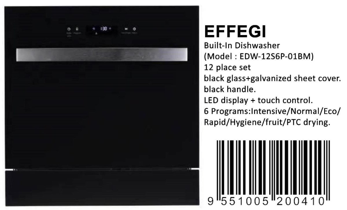 Máy Rửa Bát EDW-12S6P-01BM