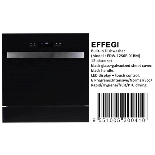 Máy Rửa Bát EDW-12S6P-01BM