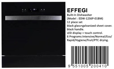 Máy Rửa Bát EDW-12S6P-01BM
