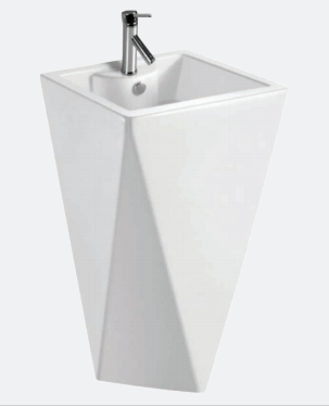 CHẬU RỬA LAVABO LĂNG TRỤ ĐỨNG CAO CẤP LV-156