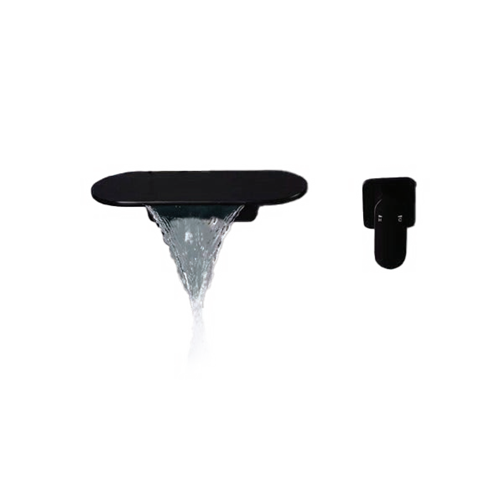 VÒI LAVABO CAO CẤP MẠ TĨNH ĐIỆN CHÂN KHÔNG MÀU ĐEN VA-006