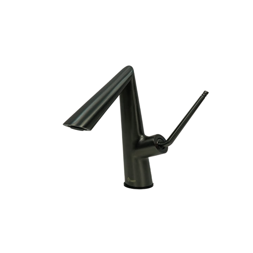 VÒI LAVABO ĐỒNG MẠ PVD CAO CẤP MÀU XÁM V-215