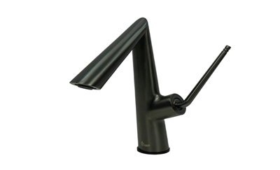 VÒI LAVABO ĐỒNG MẠ PVD CAO CẤP MÀU XÁM V-215