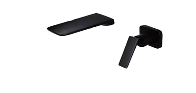 VÒI LAVABO MẠ TĨNH ĐIỆN CHÂN KHÔNG MÀU ĐEN VA-004