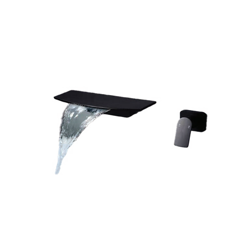 VÒI LAVABO MẠ TĨNH ĐIỆN CHÂN KHÔNG MÀU ĐEN VA-005