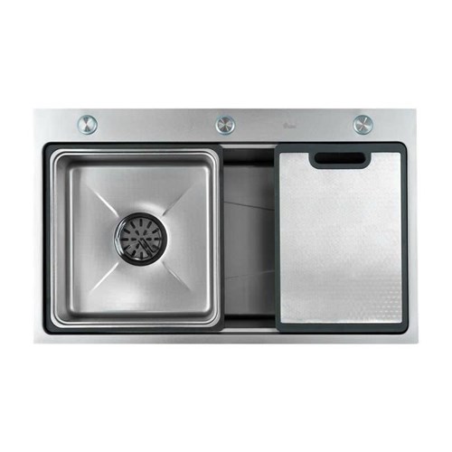 CHẬU BẾP CAO CẤP CRB-7848 NANO BẠC