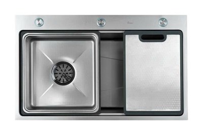 CHẬU BẾP CAO CẤP CRB-7848 NANO BẠC