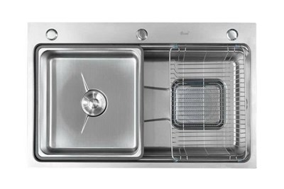 CHẬU BẾP CAO CẤP CRB-7548 XÁM BẠC