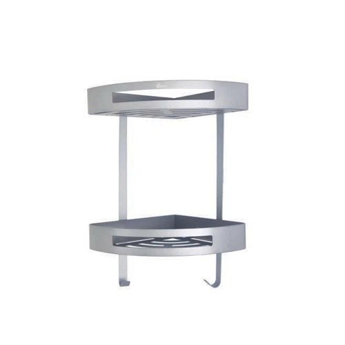 KỆ GÓC HỢP KIM ĐEN/XÁM