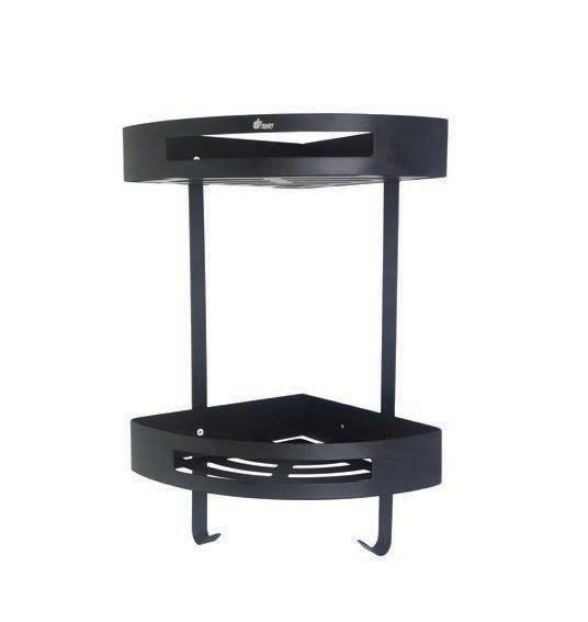 KỆ GÓC HỢP KIM ĐEN/XÁM