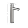 VÒI LAVABO CAO CẤP INOX SUS V-3041B