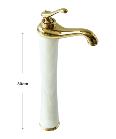 VÒI LAVABO ĐỒNG MẠ VÀNG V-228B