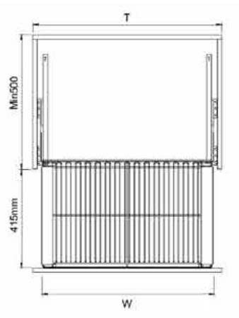 GIÁ ĐỂ XOONG NỒI TỦ DƯỚI-FSDB-70G-304