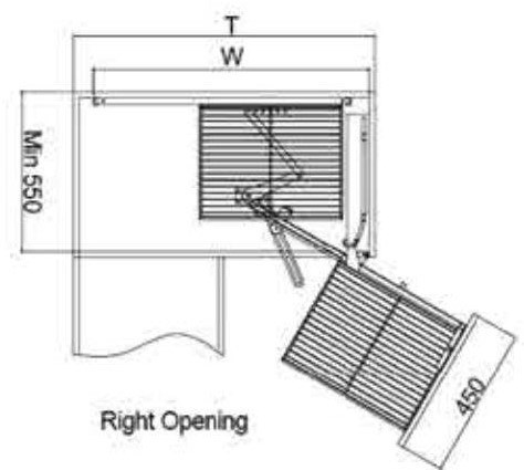 GÓC XOAY LIÊN HOÀN-FS-MC400-SRN (Phải)